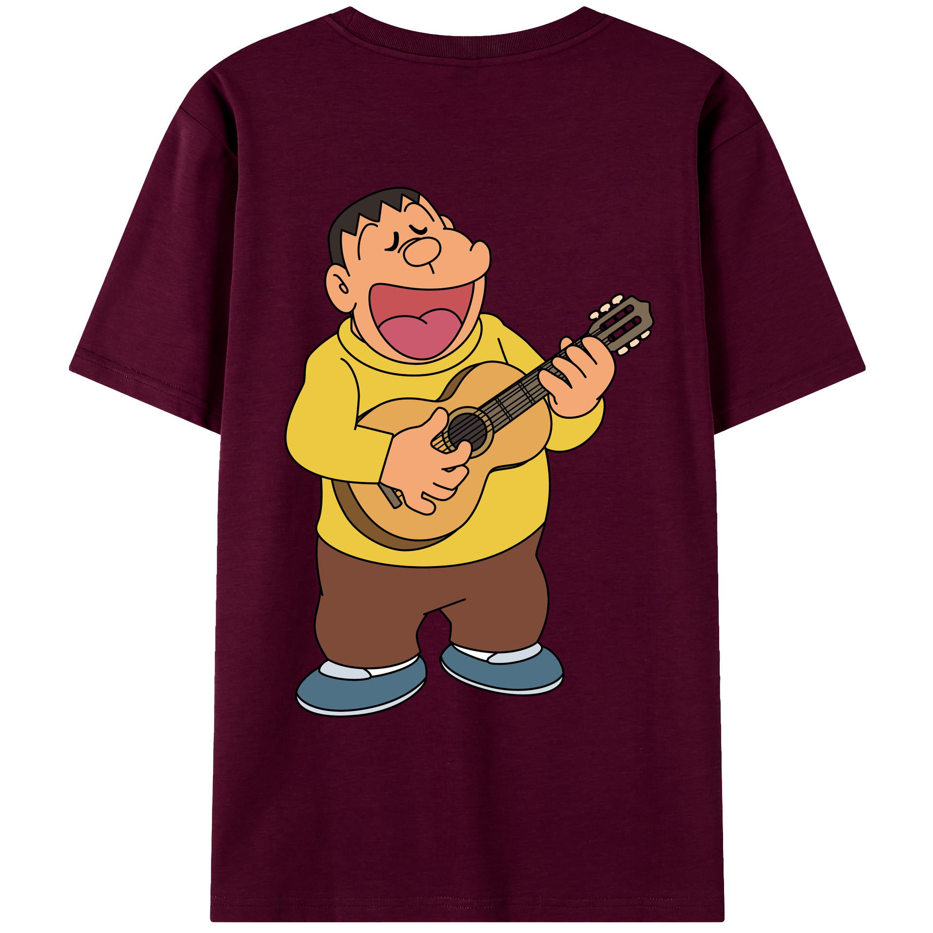 （画像用） ドラえもん 剛田武 Doraemon Gouta Takeshi レディース半袖Tシャツ(バックプリント)